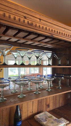 Margarita Glasses Set of 6 Made in Mexico$40.00 each set
