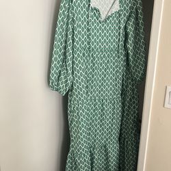 Boho Maxi Dress (size XL)