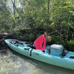 Bonafide RS117 Fishing kayak in Endless Summer Aqua