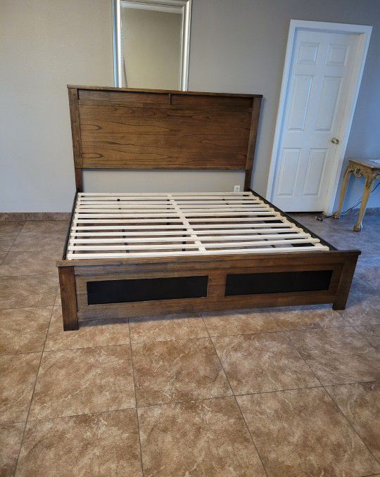 King Size Platform Bed Frame 