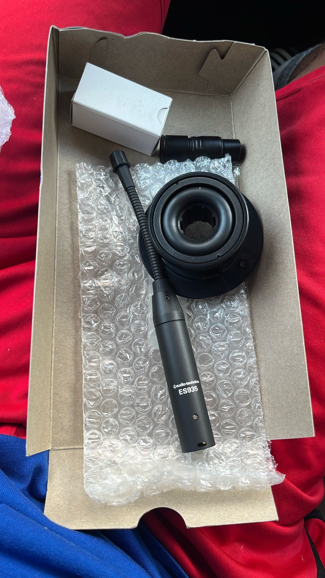 Audio-Technica ES935 gooseneck condenser microphone,