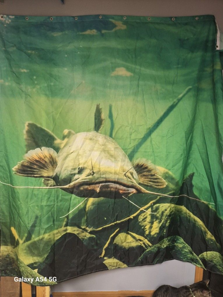 Flathead Catfish Shower Curtain