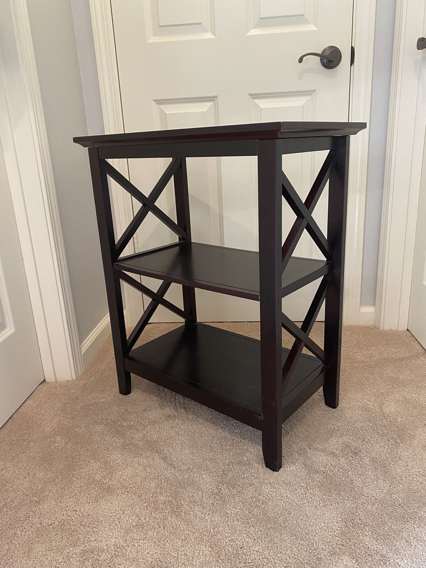 Pier 1 end table with shelves, black for Sale in HI, US - OfferUp