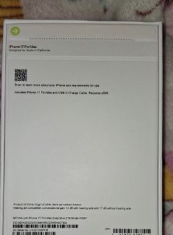 iPhone 17 Pro Max