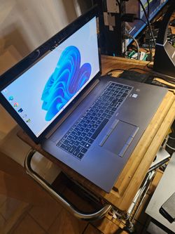 HP Z BOOK G6 17 Touch.  Workstation i7-CPU. 32GB Ram.  1TB m2 NVMe SSD. GPU: RTX Graphics.