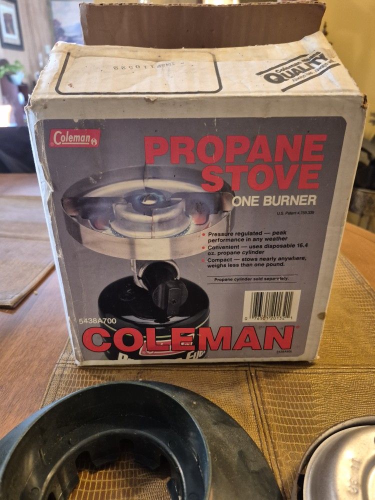 Coleman one burner propane stove for camping