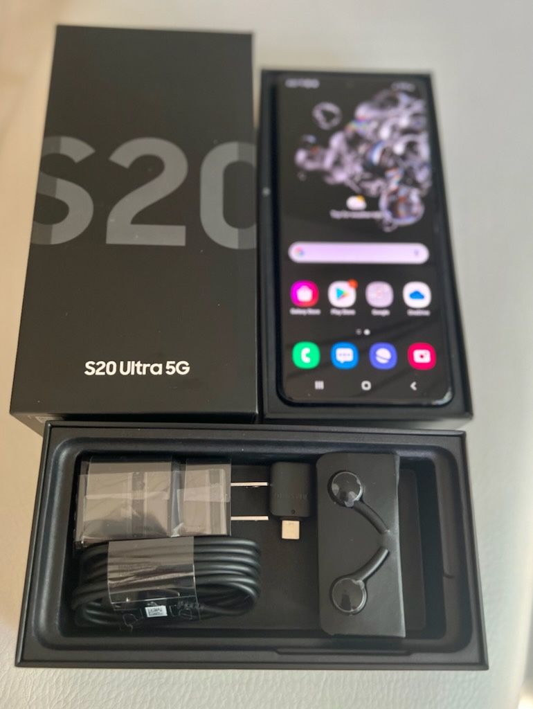 Samsung Galaxy S20 Ultra 5G Unlock 128gb