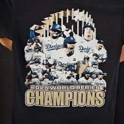 Dodgers 2025  Back To Back Champion Shirts