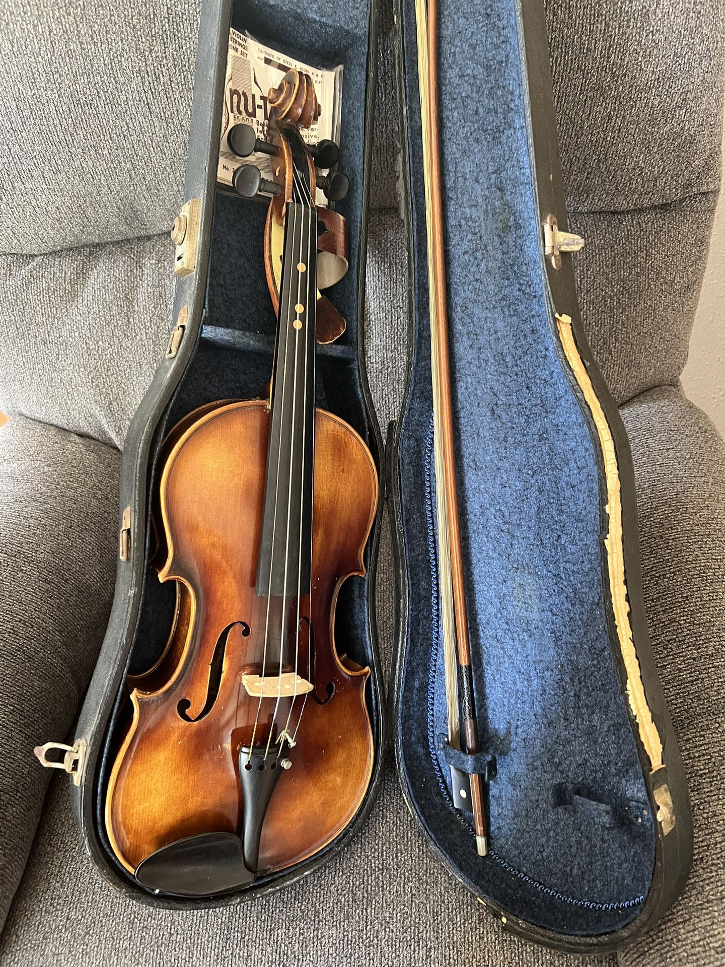 Vintage Anton Beder Copie Antonius Stradivarius Violin#105