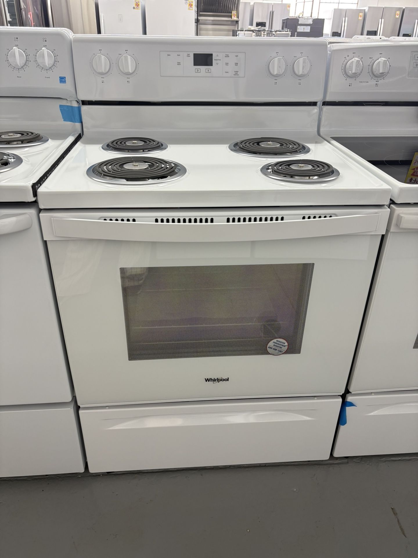 Whirlpool 30” Range Electric