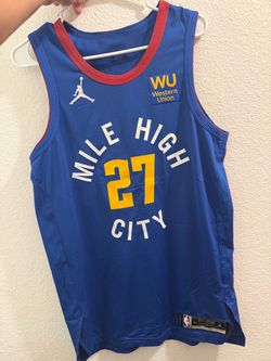2021 Nuggets statement team jersey. #27 for Jamal Murray e