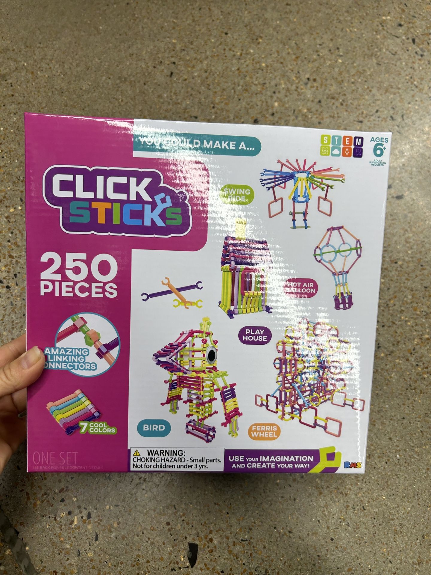 NWT 250pcs click sticks 