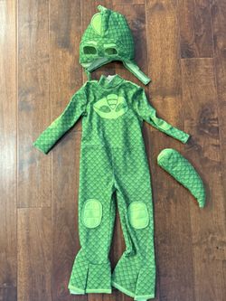 Halloween Costume PJ Masks Hero Gekko For 4-7 Years Old