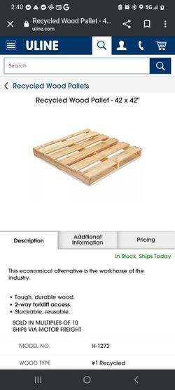 Clean New Pallets  Various Sizes 