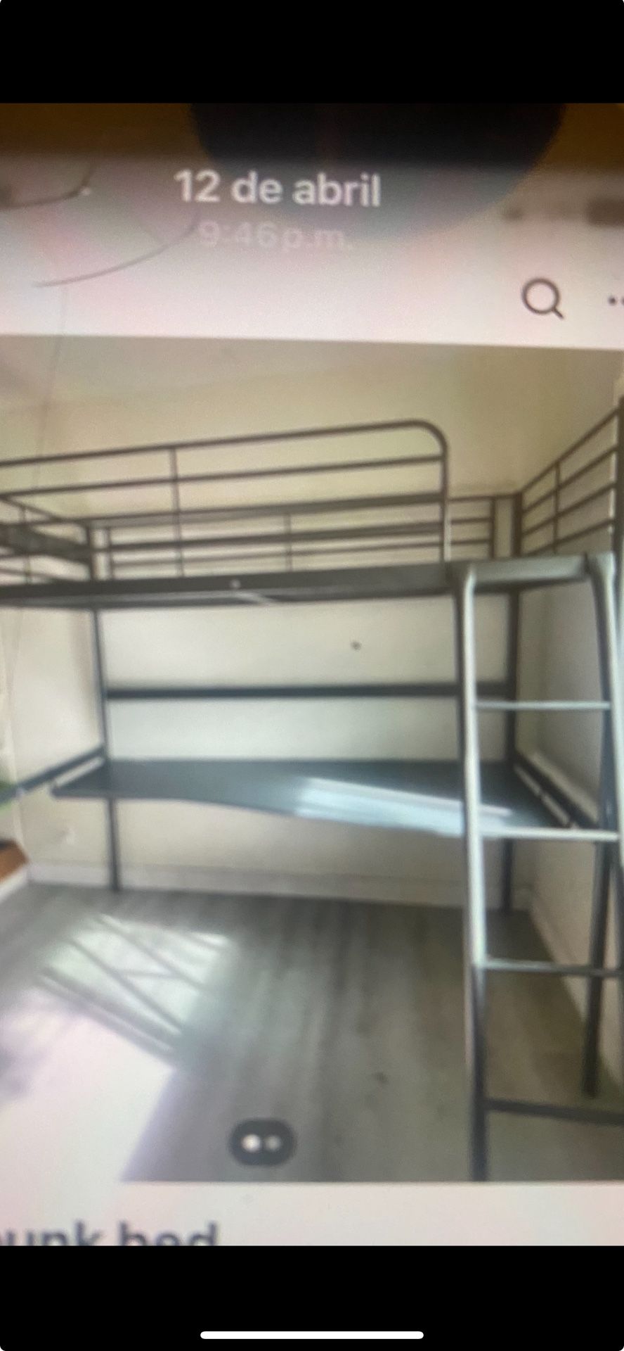 Bunk Bed Individual Gray Color