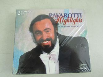 Pavarotti Highlights La Traviata & Rigoletto CD 2 Disc Set-New Sealed