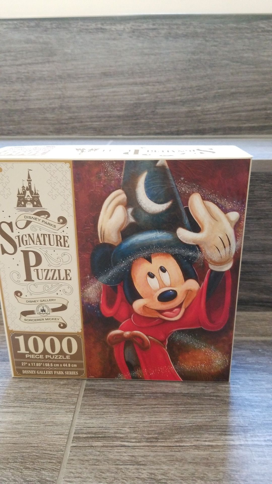 New authentic Disney Parks signature puzzle 1000 piece Mickey mouse sorcerer