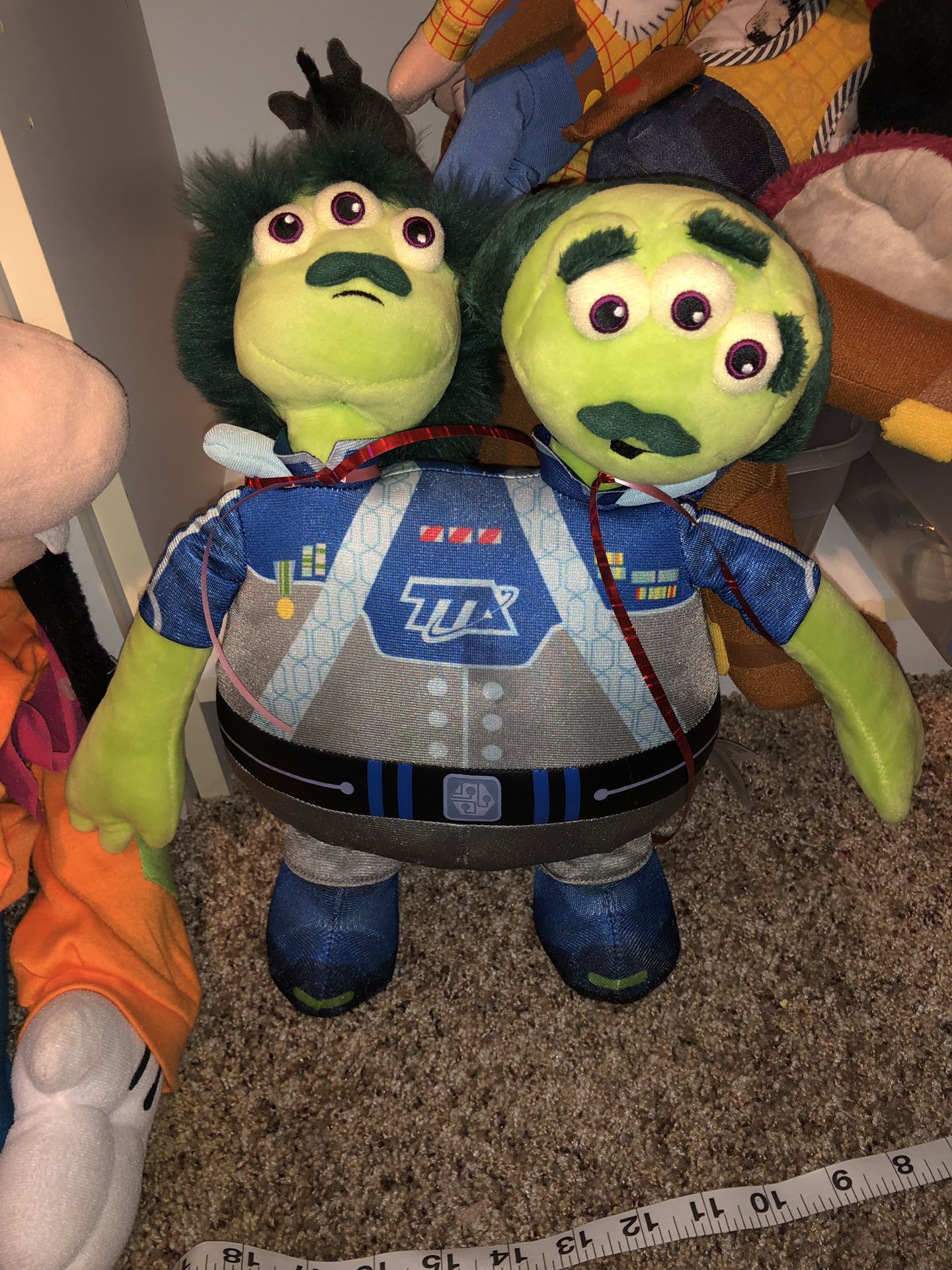 Monsters Inc TTA security plush alien doll / Disney / PixarMonster’s Inc Disney Store plush !