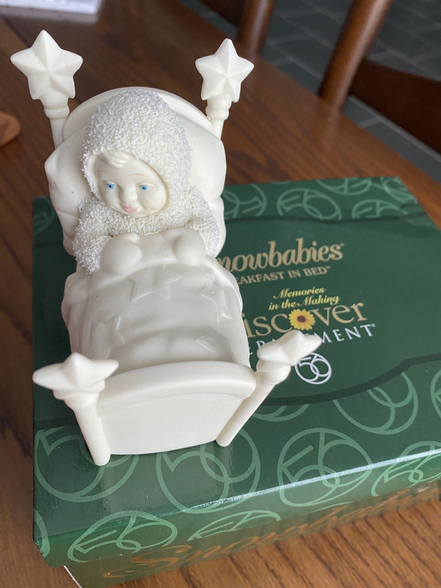 Depr56 Snowbabies”breakfast In Bed” 1 Figure