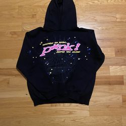 sp5der p*nk hoodie (size L)