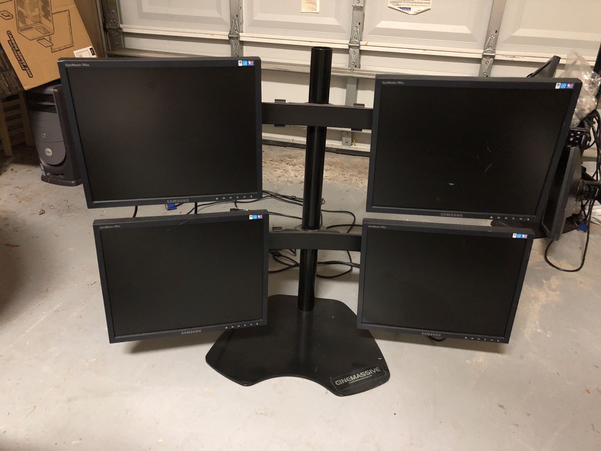 Cinemassive quad monitor stand