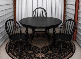 Circular Table comes with 3 Chairs