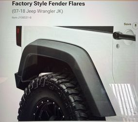 2014 Jeep Wrangler Left & Right Rear Fenders.