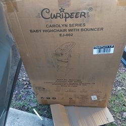 Curipeer High Chair With Bouncer 