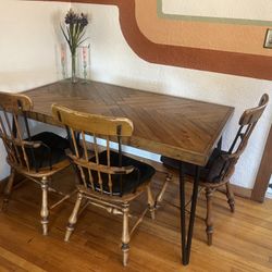 Dining Table And Three Chairs