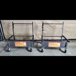 TWO TABLETOTER CARTS Transport Tables