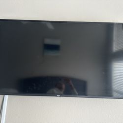 TCL 55” Roku Tv. With Flat Stand No Swivel