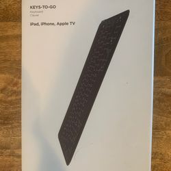 Logitech- Keys To Go iPad, iPhone, Apple TV 