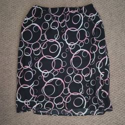 Womens Knee Length Skirt Size 14
