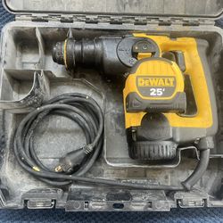 DEWALT Rotor Hammer, Tape Measure And Hard Case