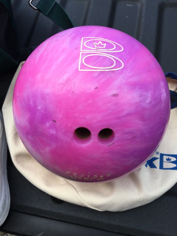 women s 8lb bowling ball with size 8 shoes and bag free for sale