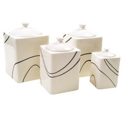 Corelle 'Simple Lines' Canister Set