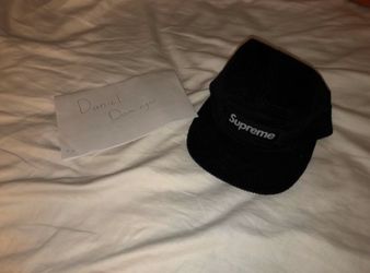 Supreme Camo Corduroy Camp Cap Black Camo FW19