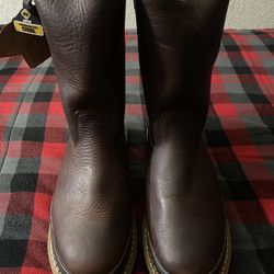 Georgia Boot Giant Steel Toe Pull-On Work Boot. Men’s Size 9 Wide