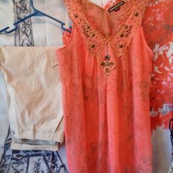 Stunning! Mushka by Sienna Rose embellished top, Large, Never Worn