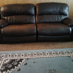 Brown  Sofa/recliner 