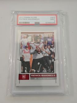 2017 score patrick mahomes rc