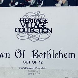 Deot. 56 Heritage Village Collection Little Town Of Bethlehem Rare. 