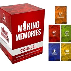 Making Memories Couples Card Games: 150 Relationship Card Game, Conversation Cards Couples Games, for Couples, Date Night Ideas Couples Activities, Co