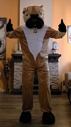 Le Pup Dog Mascot Costume Cosplay Halloween Adult