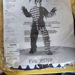 Evil Jester Kids Halloween Costume