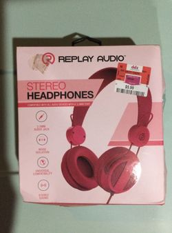 Pink Wired Headphones