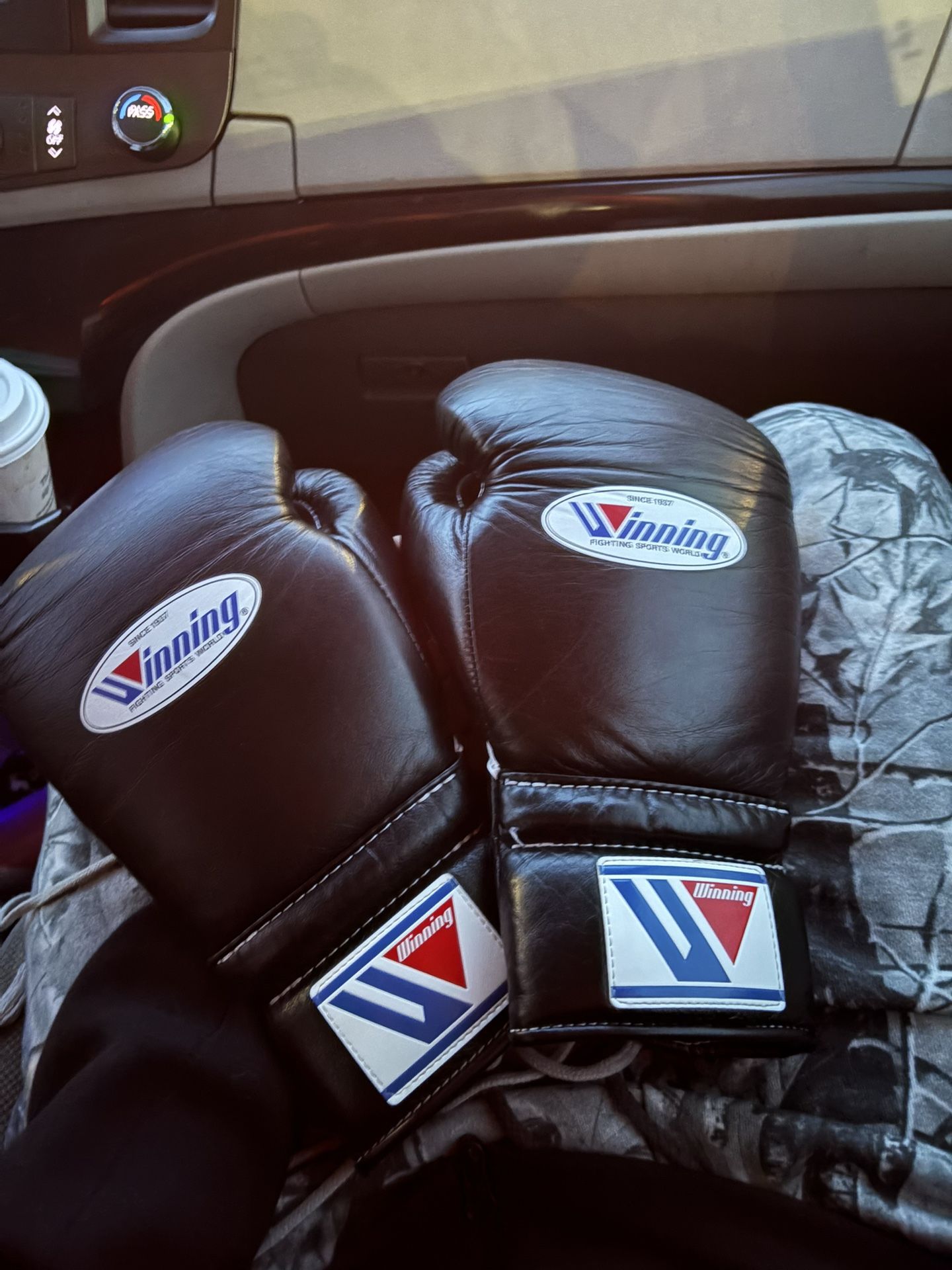 Black Winning Gloves 12oz