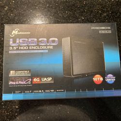 Mediasonic ProBox K32-SU3 3.5" Black SATA I/II/III USB 3.0 External Enclosure