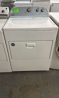 Whirlpool Electric Dryer – White, top lint filter, ready to go