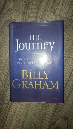 The Journey by Billy Graham Hardcover Book